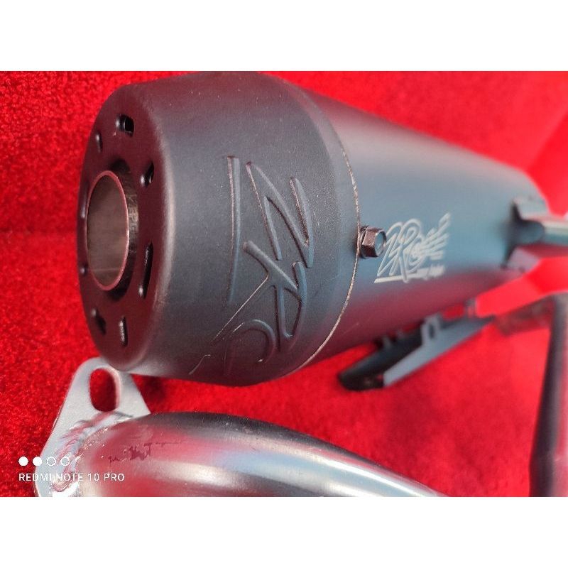 Knalpot Muffler hitam Vario 125/150 Old By ZRC Zannyknalpot