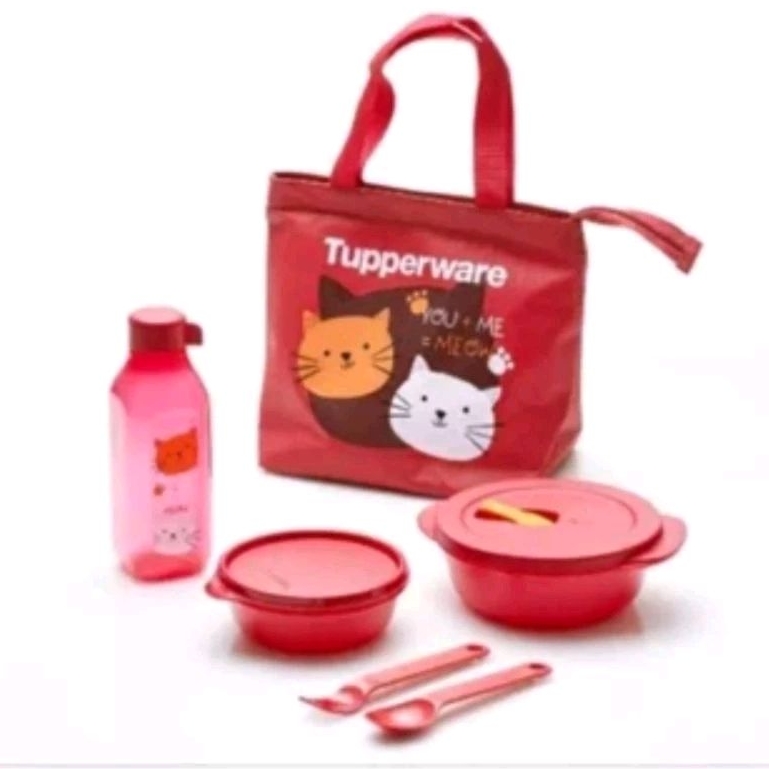 

Tuperware Cosmo Violet Treasure Set Stylish Lunch Simply Lunch Set Bekal