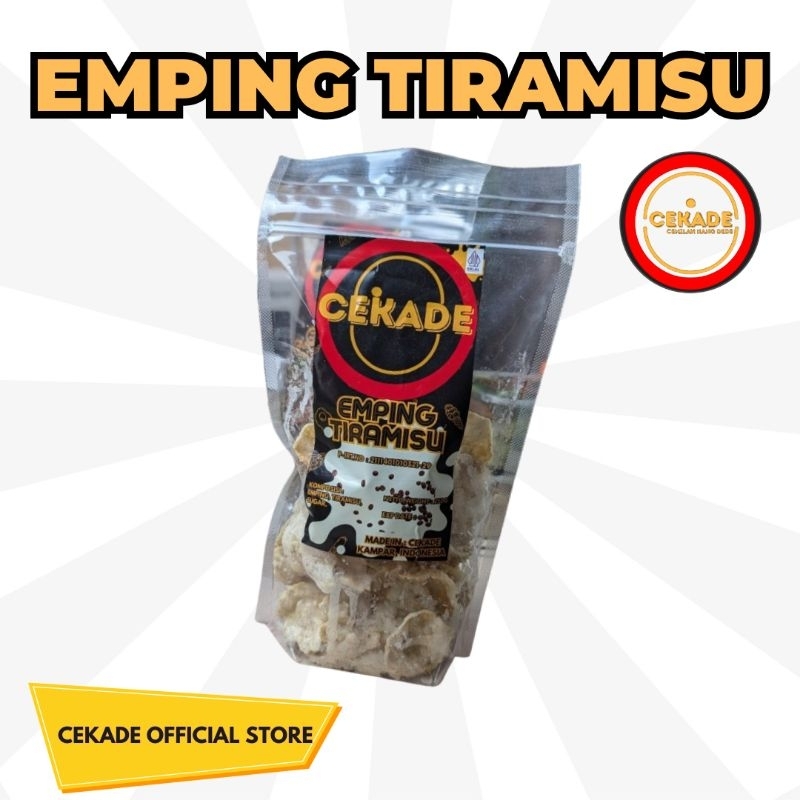 

KERIPIK EMPING MELINJO RASA TIRAMISU 250G SUPER PREMIUM 100% CEKADE