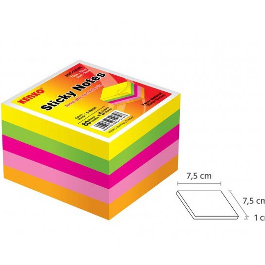 

PENAWARAN HEBOH Sticky Notes Cube KENKO SNC33N