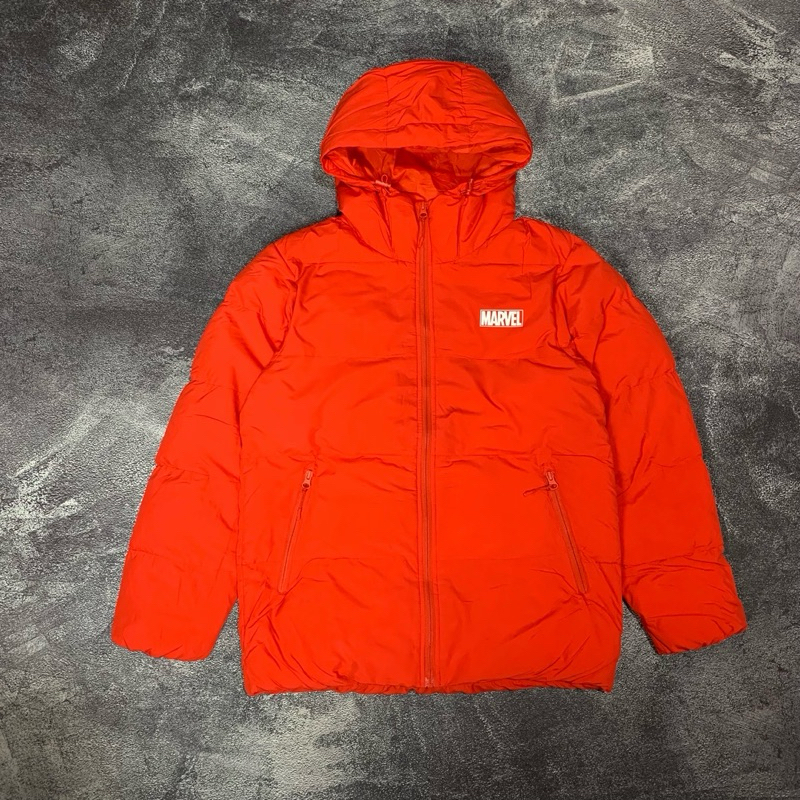 JAKET PUFFER MARVEL X GU SECOND