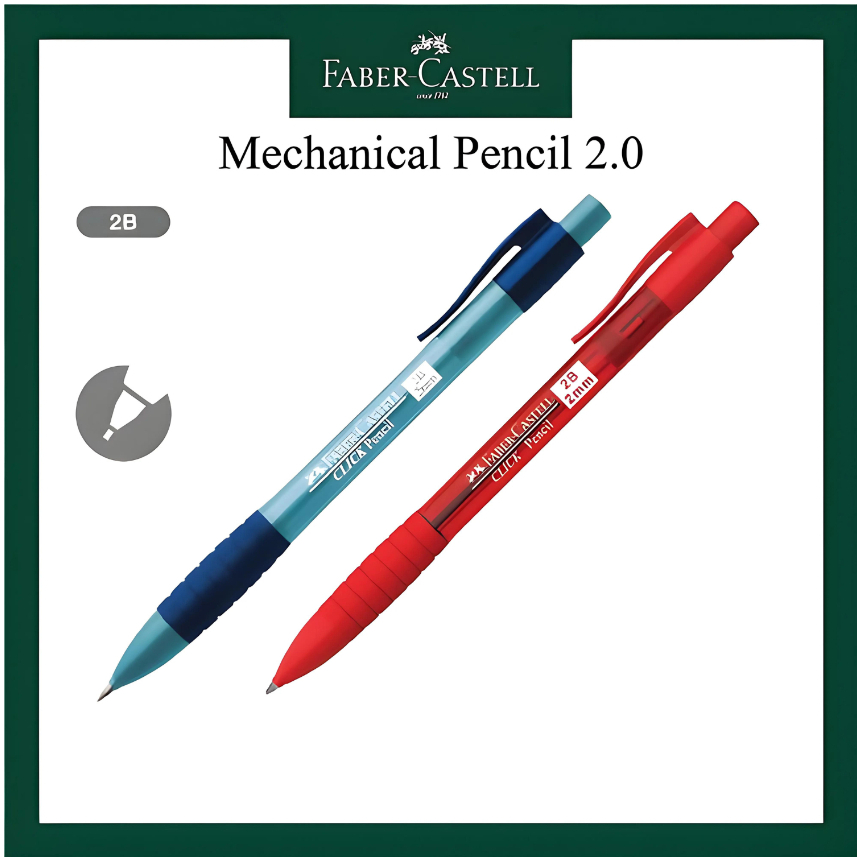 

MECHANICAL PENCIL / PENSIL MEKANIK FABER CASTELL CLICK 2.0 MM