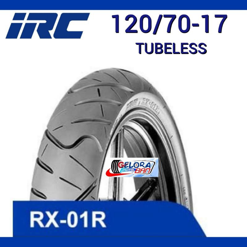 Ban Irc rx-01r tubeless 120/70-17 road winner ban honda bison viksion megapro cb ban luar ring 17 ba