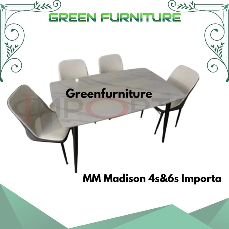 meja makan importa MADISON dinning table meja makan marmer meja makan minimalis