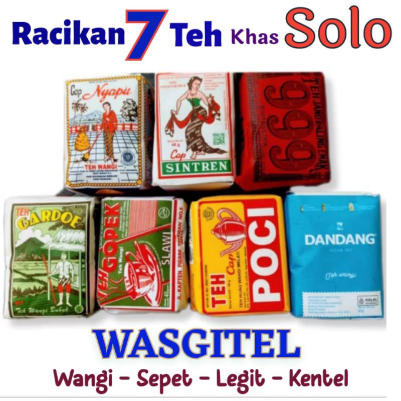 

Paket racikan 7 teh khas solo wasgitel | racikan jualan es teh jumbo