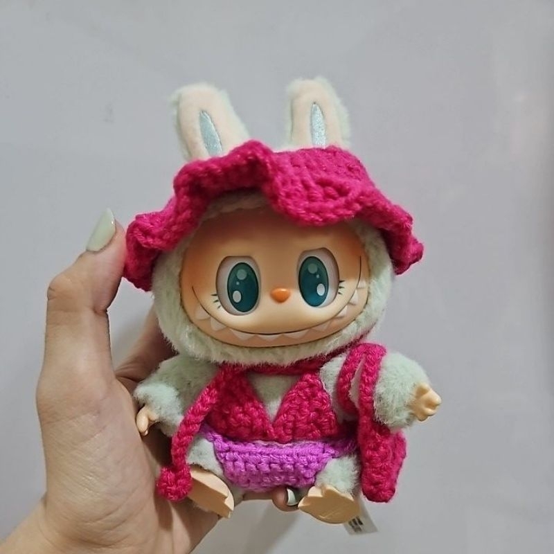 rajut crochet bikini labubu