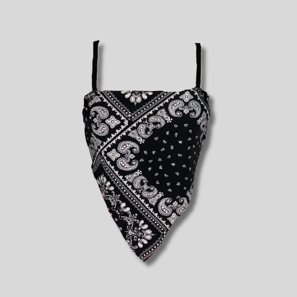 ARETHA TOP | SCARF SLAYER TANKTOP