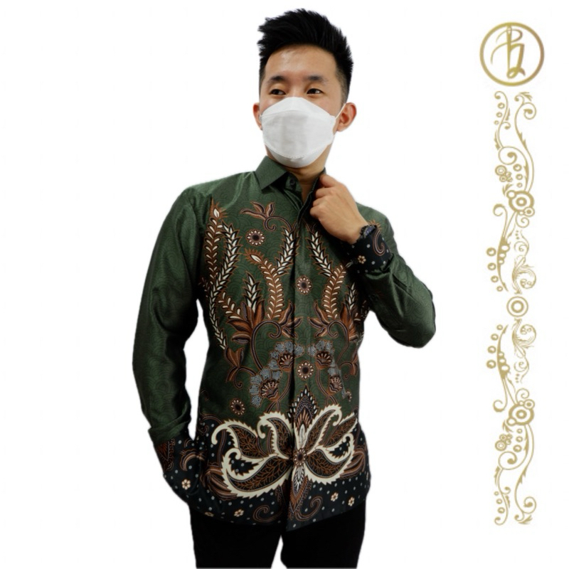 [NEW ARRIVAL] Baju batik pria bahan sutra premium | Batik sutra | Bahan batik sutra | Batik sutra le