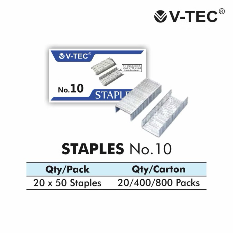 

1PC ISI STAPLES STAPLER NO 10 VTEC