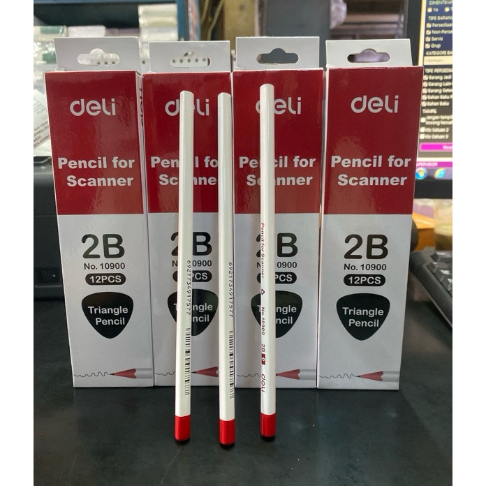 

MEGA DISKON Pensil Kayu Pencil Deli No19 Triangle Segitiga 12 Pcs Original