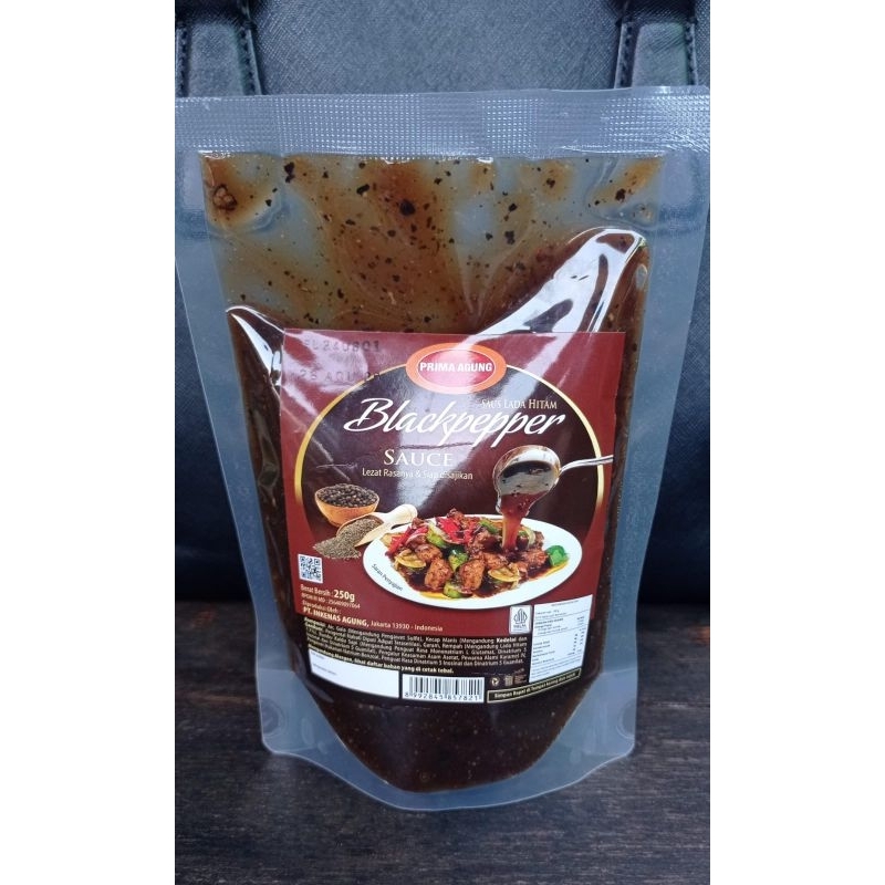

Saus Blackpapaer Prima Agung 250gr