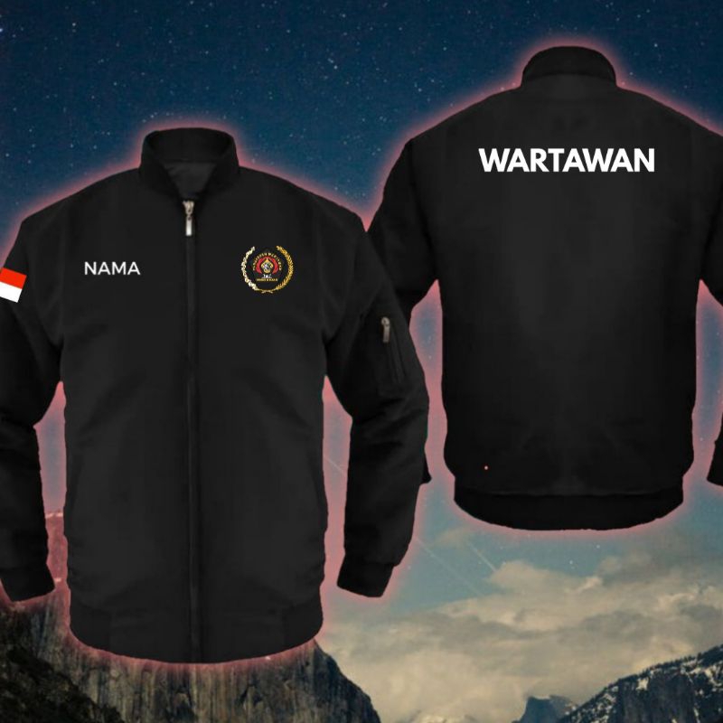 Jaket bomber wartawan, jaket bomber taslan