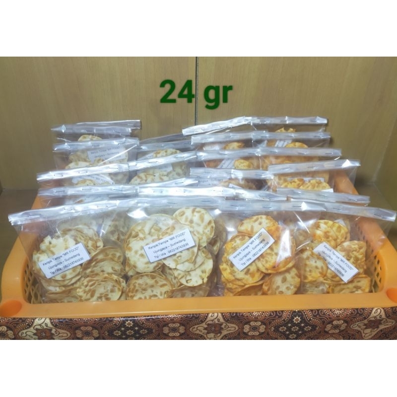 

Keripik tempe sagu / tapioka 24gr | renyah dan gurih | paket warung 1 bal isi 12 dan 20 harga grosir | lebih hemat