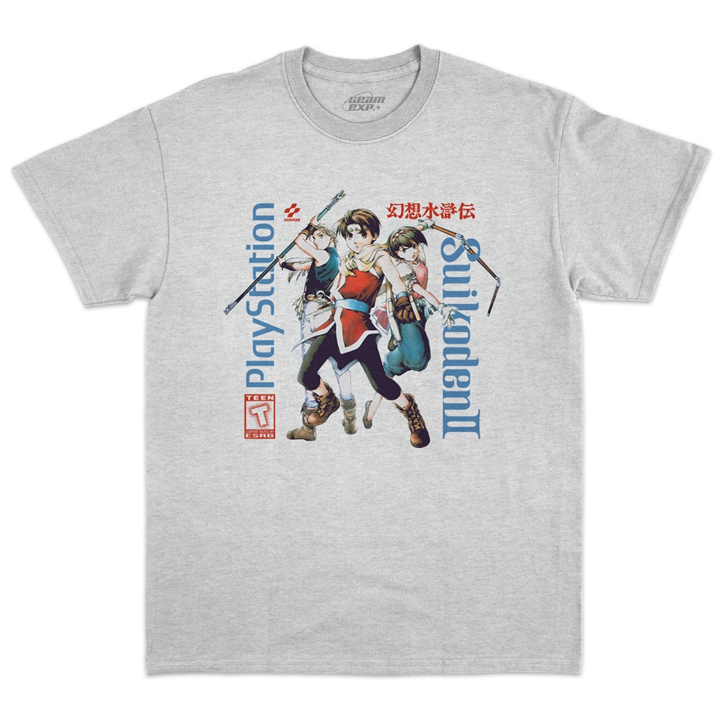 Kaos Game Suikoden II | PS1 JRPG Games | Gamer T-Shirt