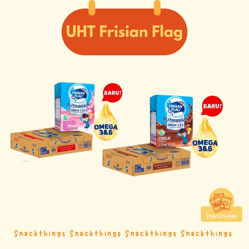 

Snackthings - Frisian flag Omega UHT Coklat 115ml(36pcs)