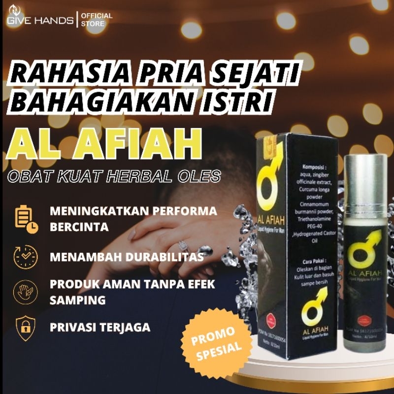 Al Afiah Minyak Oles Dan Obat Kuat Herbal Vital Pria Dewasa Membantu Meningkatkan Performa Bercinta 
