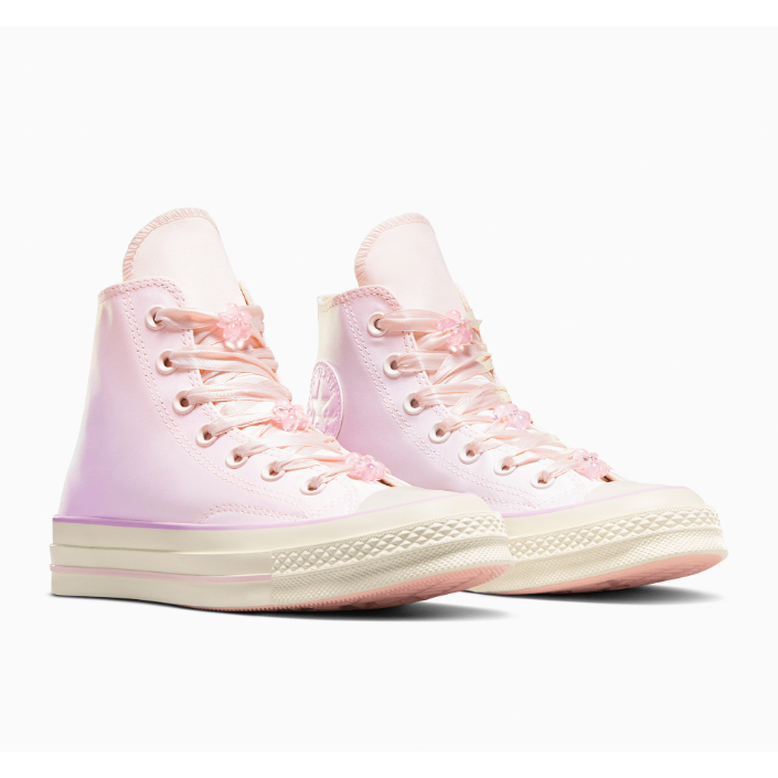 Converse Chuck 70 70s Cherry Blossom Color Gradient Print Satin Hi Decade Pink