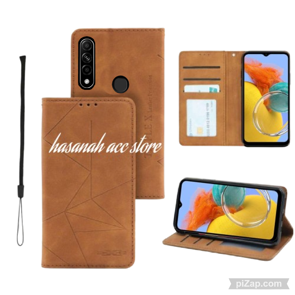 CASE DOMPET HP OPPO A31 2020 OPPO A8 CASING FLIP KULIT DOMPET MOTIF LEATHER WALLETE