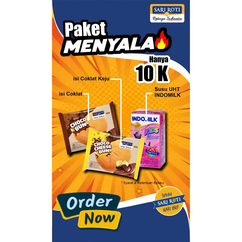 

SARI ROTI PAKET MENYALA