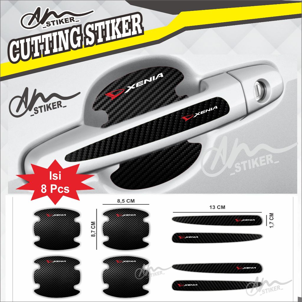 CUTTING STICKER MOBIL STIKER PELINDUNG HANDLE PINTU MOBIL XENIA