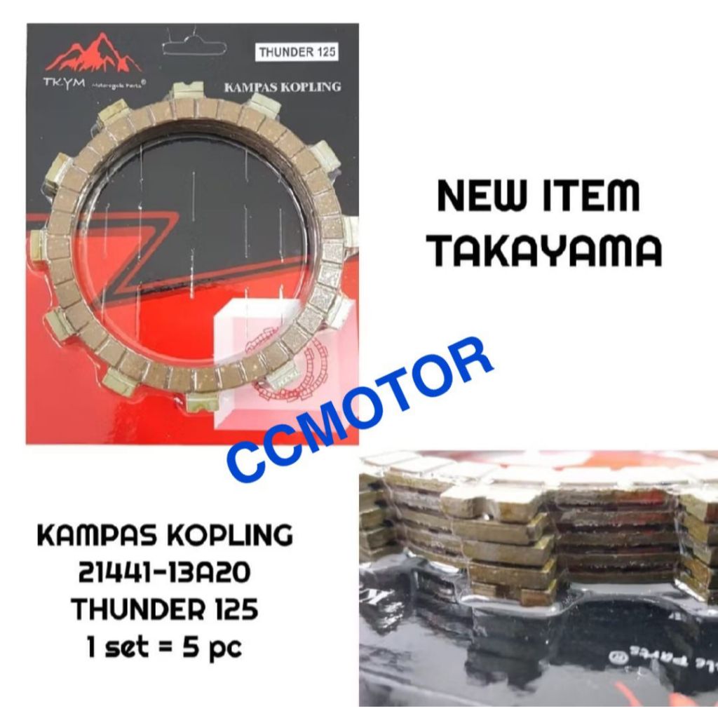 KAMPAS KOPLING THUNDER 125 TAKAYAMA
