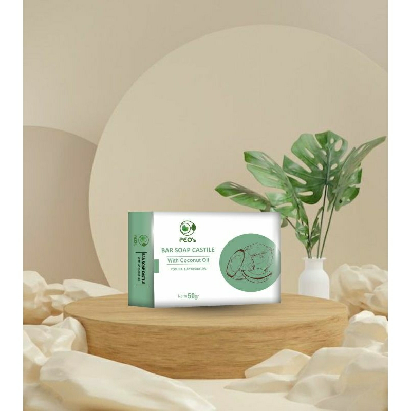 PEO's Bar Soap Castile With Coconut Oil
