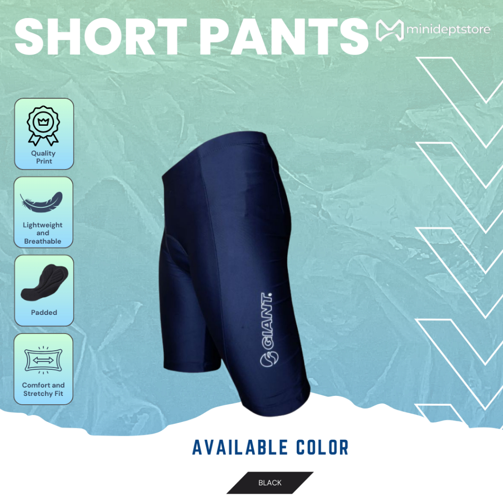 Sepeda GIANT Padding Celana Sepeda GIANT Padding Pria Wanita Unisex Hitam Padding Pria Wanita Unisex