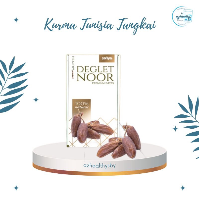 

Safiya Kurma Tunisia Tangkai 500 Gram Deglet Noor