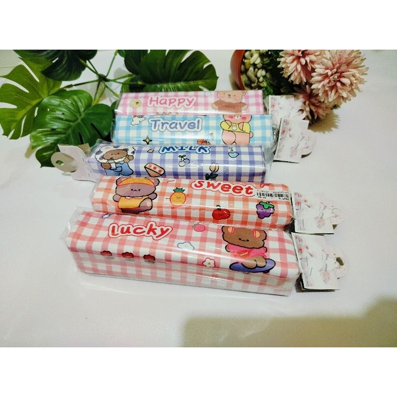 

Kotak pensil anak mini printing karakter lucu