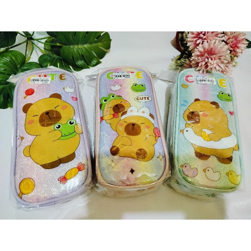 

Tempat pensil/kotak pensil Glitter Cute karakter