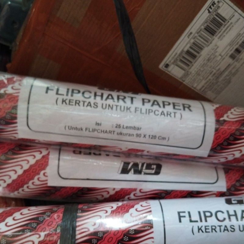 

kertas flipchart paper 90 x 120 cm 1 roll isi 25 lembar