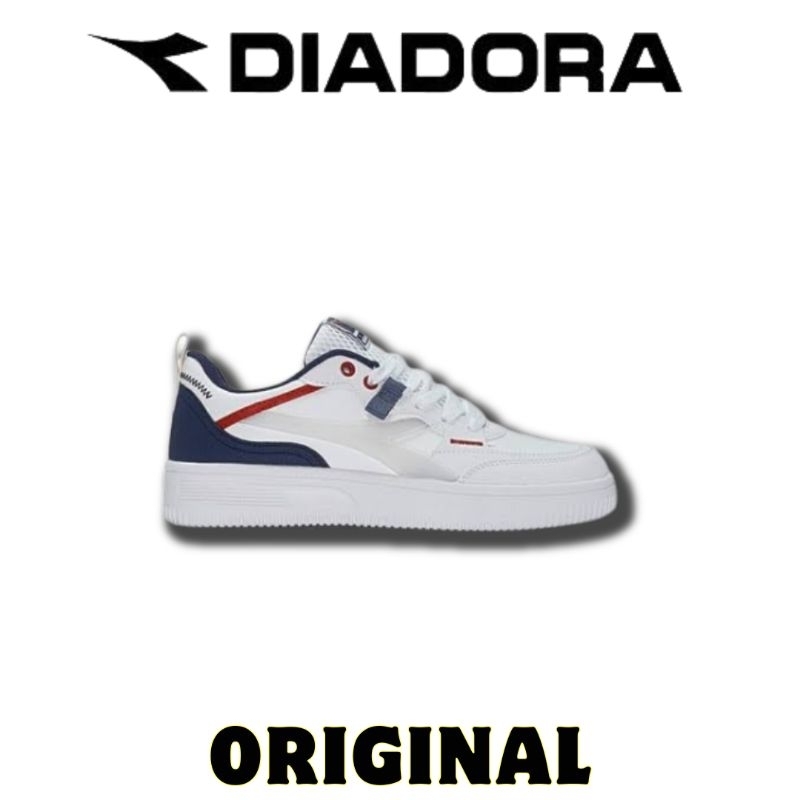 Sepatu Diadora Herlin White Navy Men's Original