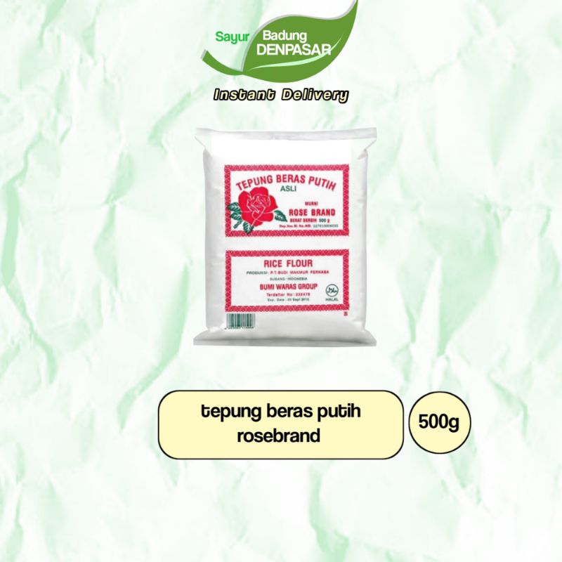 

Tepung Beras Putih Rosebrand 500g - Sayur Badung
