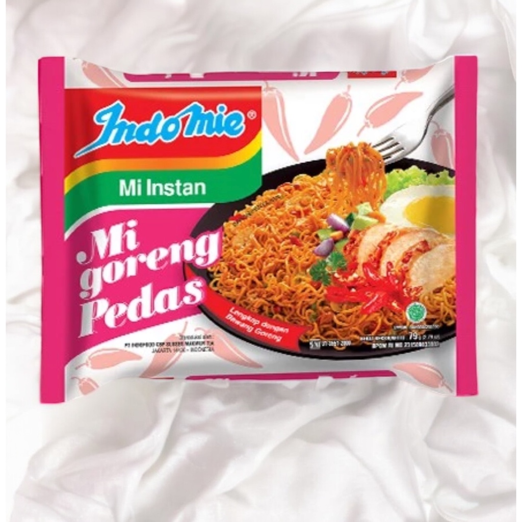 

Indomie Mi Goreng Pedas Instan Spicy Noodle fied Noodle Indomie Indo Mie