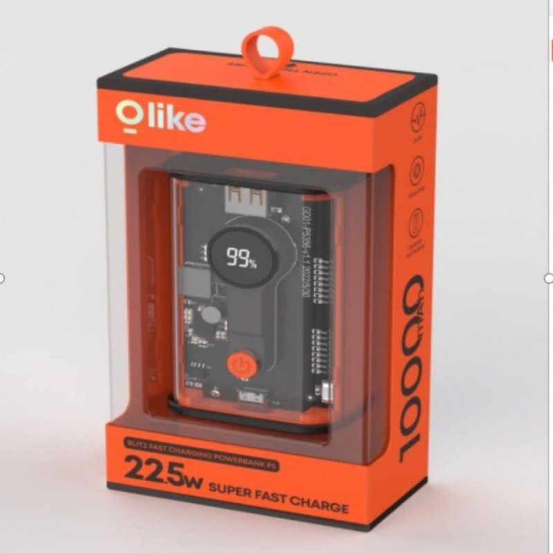 OLIKE POWERBANK P5 POWERBANK 10000mAh FAST CHARGING VOOC LED DISPLAY DUAL OUTPUT