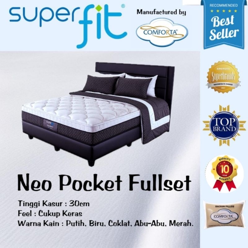 Kasur Springbed Comforta Superfit - Neo Pocket