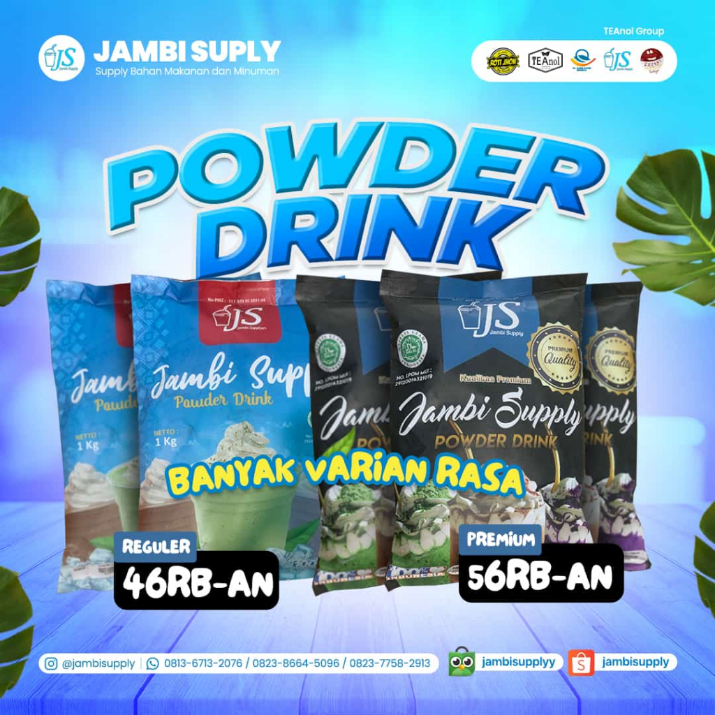 

POWDER MINUMAN PREMIUM || BUBUK MINUMAN PREMIUM