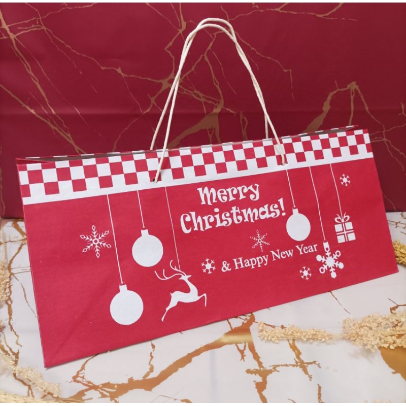 

Paperbag natal 33-15-15cm @10pcs free hangtag
