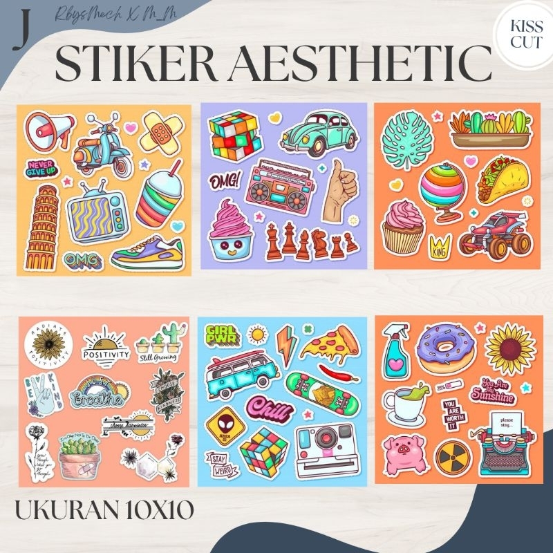 

STIKER AESTHETIC/STIKER UNTUK NOTEBOOK/JURNAL/STIKER UNTUK GIFT