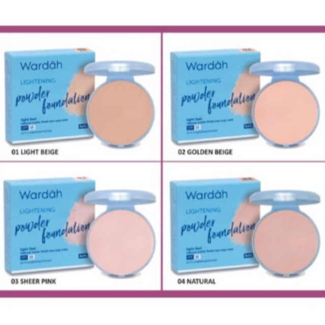 Bedak Wardah Refill Lightening