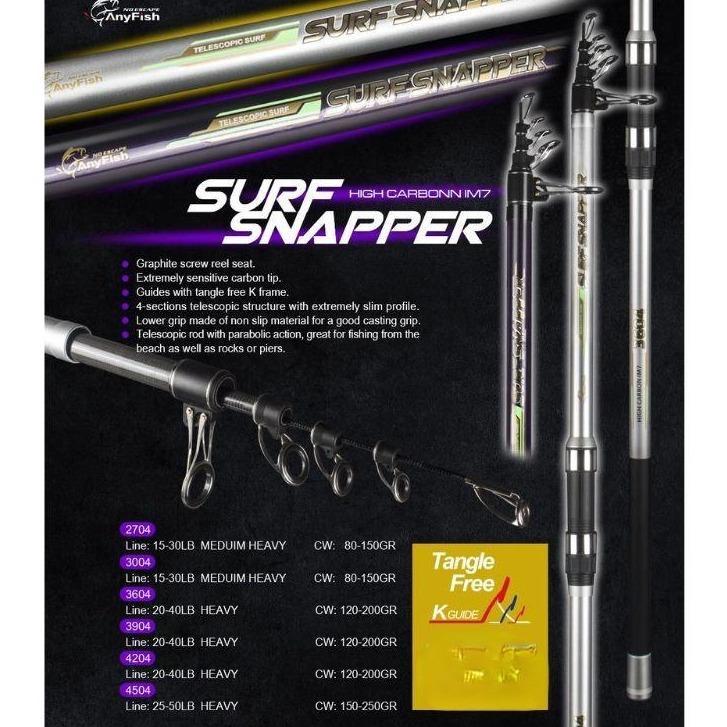 Joran Laut Surf Pasiran Anyfish Surf Snapper 360 390 420