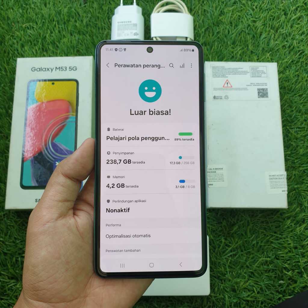 SAMSUNG M53 5G SECOND 8/256GB HP SECOND HP SEKEN HP BEKAS HP MURAH