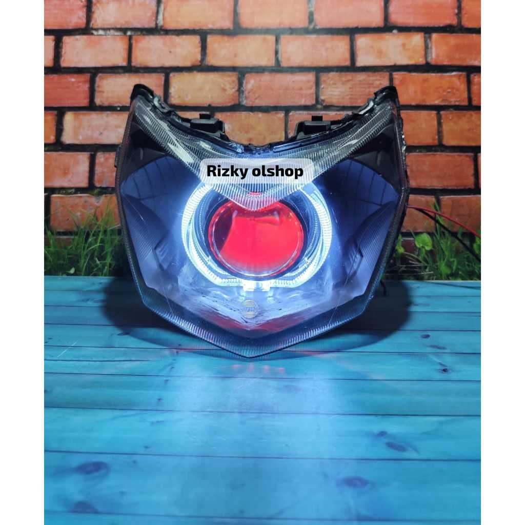 Lampu biled Supra X 125 Fi new projie biled fullset