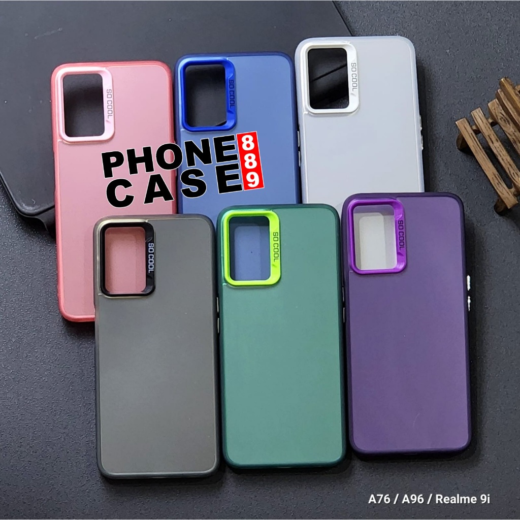 OPPO A76 OPPO A96 CASE IMD PLATE HOLOGRAM  CASE SOCOOL OPPO A76 OPPO A96