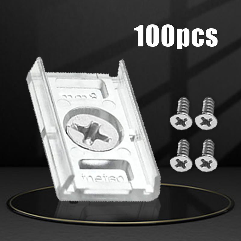 100PCS Klem Kabel LED Strip Transparan/Klem Lampu Led Strip Bening/Klem Lampu Led