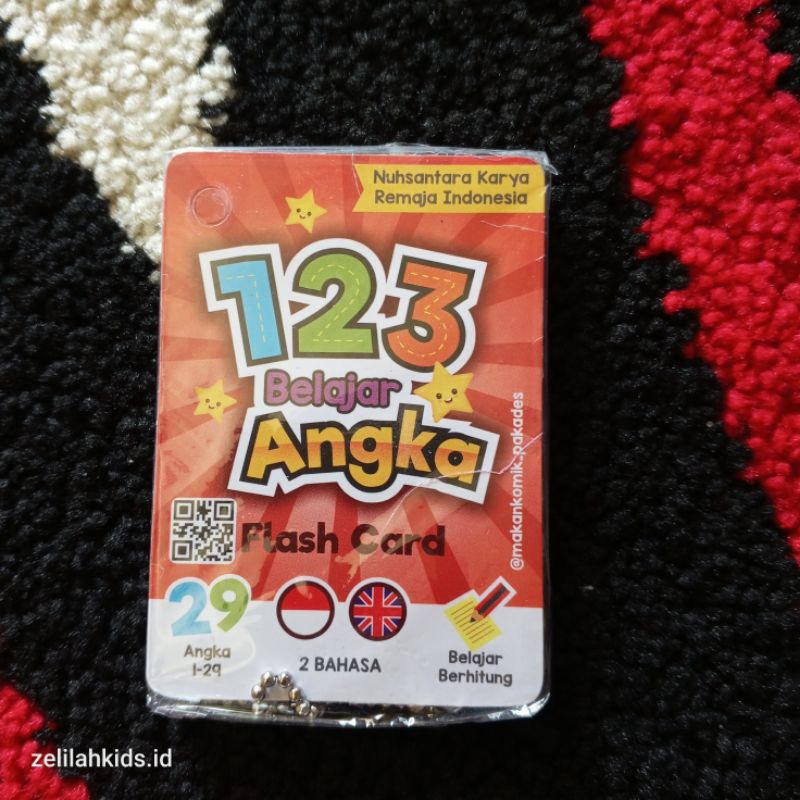 Kartu Edukasi Anak / Kartu Flashcard Angka