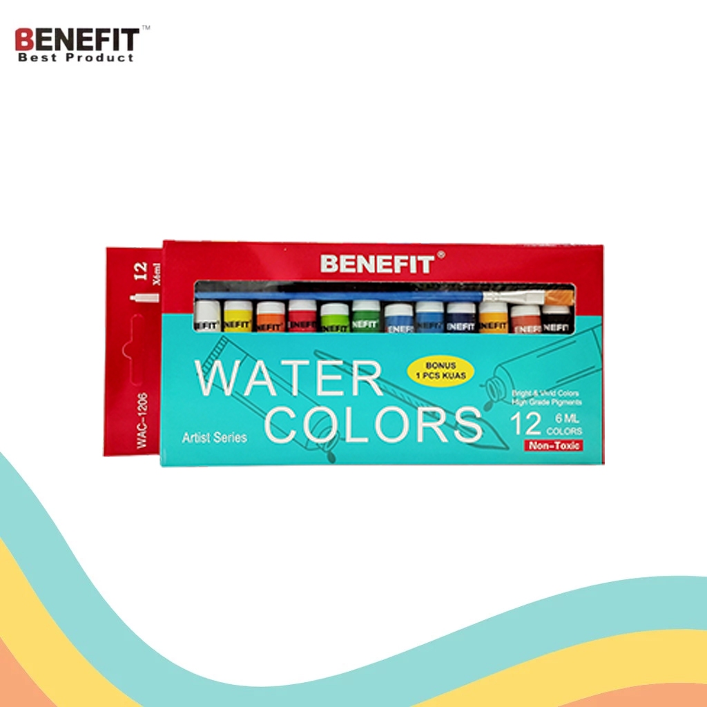 

CAT AIR 12 WARNA 6 ML BENEFIT WAC-1206 (1 SET)