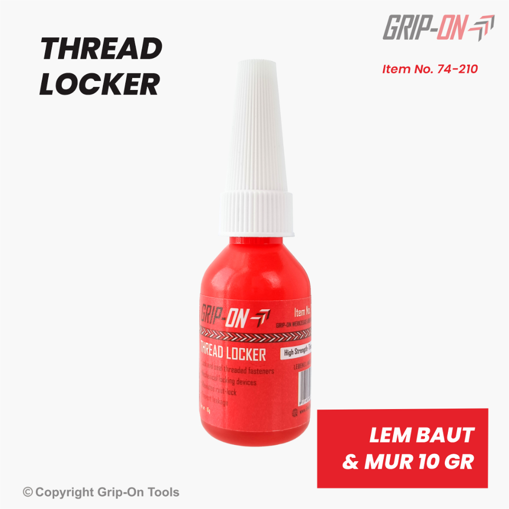 

LEM BAUT GRIP ON KECIL 10 GRAM LEM THREAD LOCKER LEM REKAT