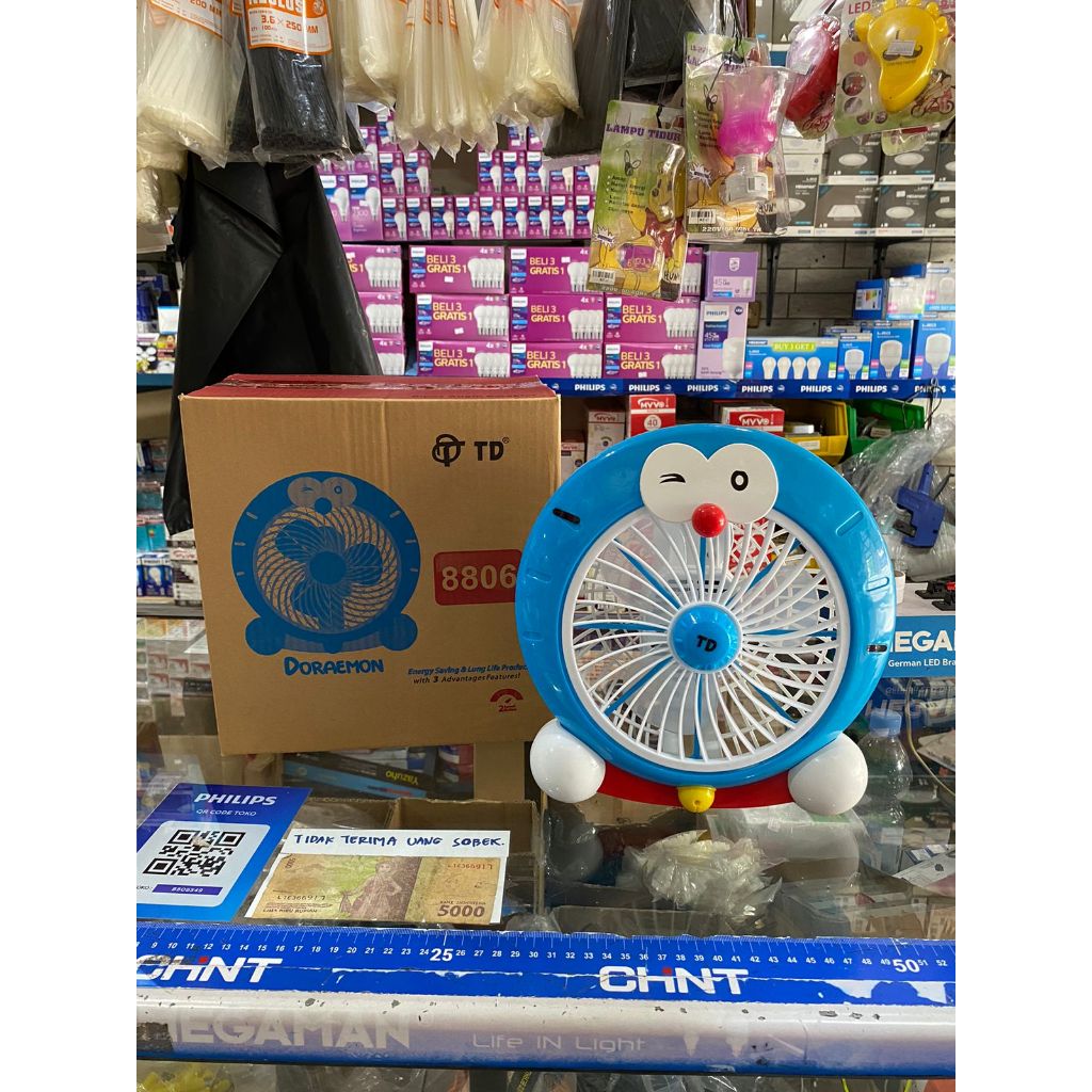 Kipas Angin Duduk Karakter Doraemon