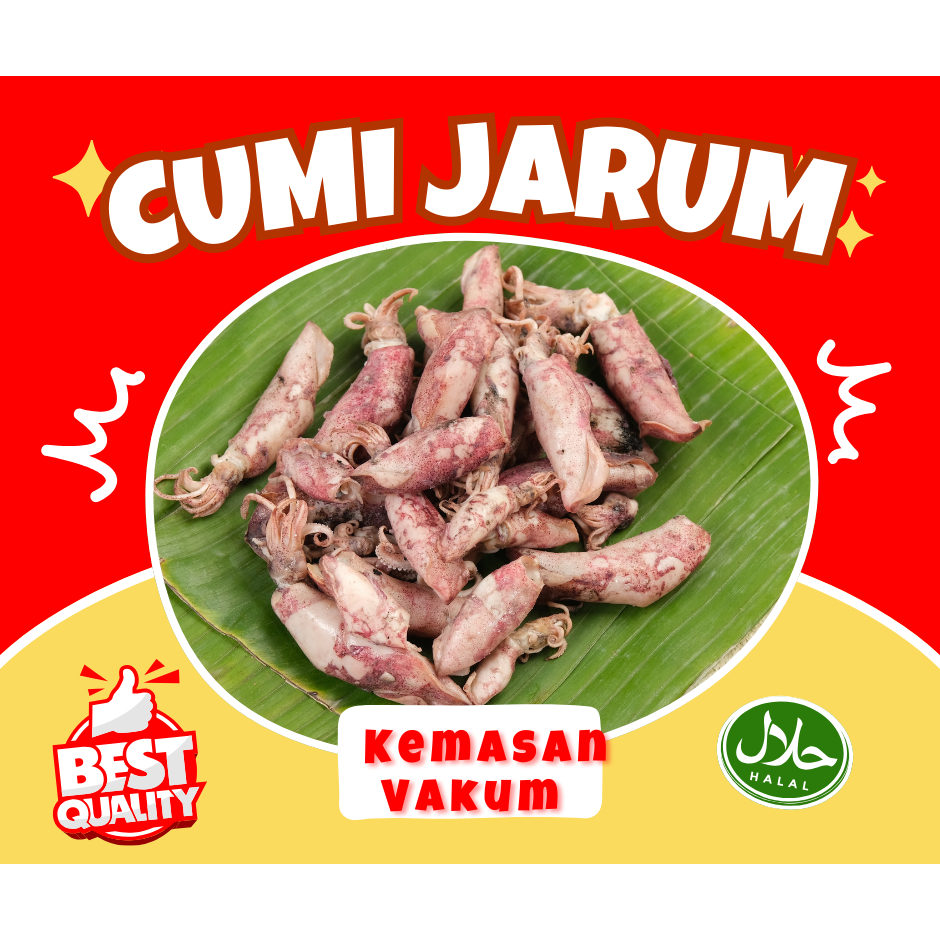 

Ikan Asin : Cumi Jarum Ukuran Besar Best Quality 250g - 500g